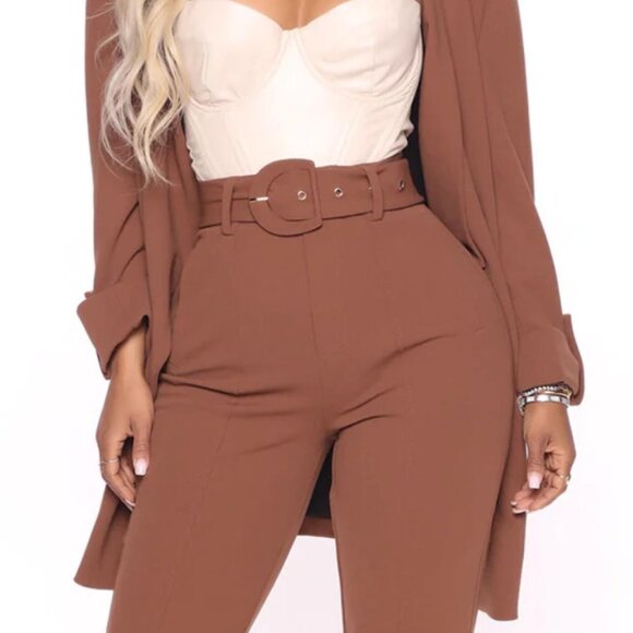 Brown Slacks - Picture 1 of 8